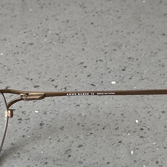 Anne Klein Eyeglasses Frames ONLY AK9056 416S Brown Round Full Rim 51-17-135 main image 4